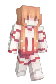 vilated Minecraft avatar full body