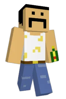 vinbarsbuske Minecraft avatar full body