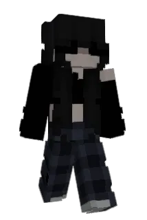 violettine Minecraft avatar full body