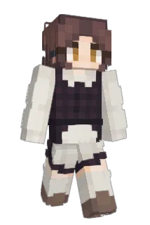 voidmaid Minecraft avatar full body