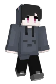 voidmental Minecraft avatar full body