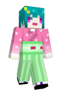 wakanome Minecraft avatar full body