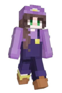 waluigia Minecraft avatar full body