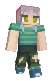 wanderlng Minecraft avatar full body