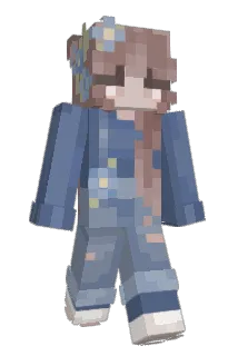 waterlilis Minecraft avatar full body