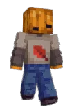 wcak Minecraft avatar full body