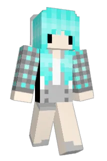 weeaboobie Minecraft avatar full body