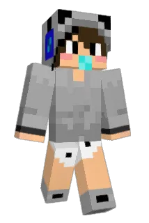 wenwolf Minecraft avatar full body