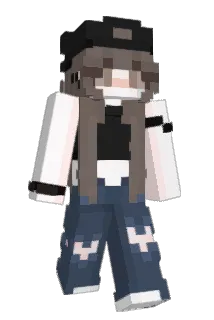 whiteCesium Minecraft avatar full body