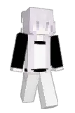 whitecat Minecraft avatar full body