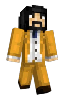 whitemage Minecraft avatar full body