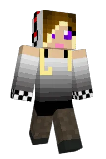 whiteteeshirt Minecraft avatar full body
