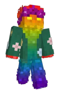 wildflowery Minecraft avatar full body