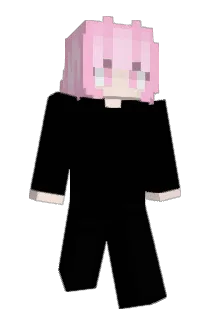 wrning Minecraft avatar full body