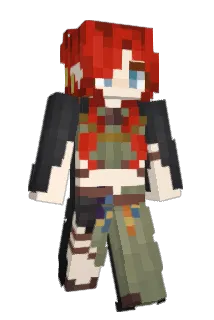 wrushka Minecraft avatar full body
