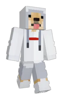 wuffledog Minecraft avatar full body