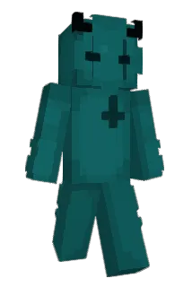 wvlking Minecraft avatar full body