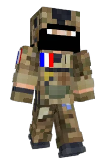 xAzulx Minecraft avatar full body