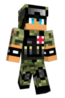 xBlueWolf Minecraft avatar full body