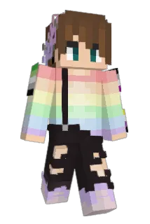 xElemelon Minecraft avatar full body