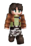 xErenYeager Minecraft avatar full body