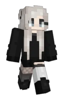 xI3lackShade Minecraft avatar full body