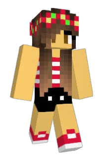 xIBlack Minecraft avatar full body