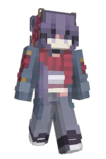 xe11za Minecraft avatar full body