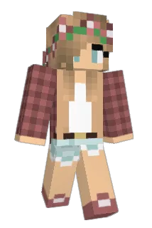 xoBlu Minecraft avatar full body