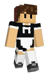 xvmonochromatic Minecraft avatar full body