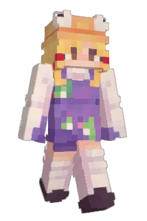 yuuuka1 Minecraft avatar full body