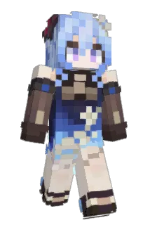 yuzaie Minecraft avatar full body