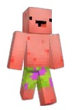 yuzuteas Minecraft avatar full body