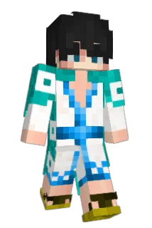zHydroFlash Minecraft avatar full body