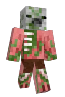 zombiepigmanking Minecraft avatar full body
