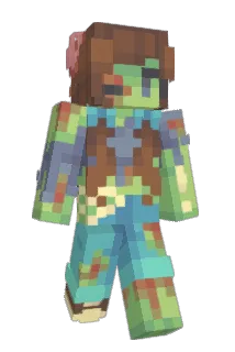 zombilie Minecraft avatar full body