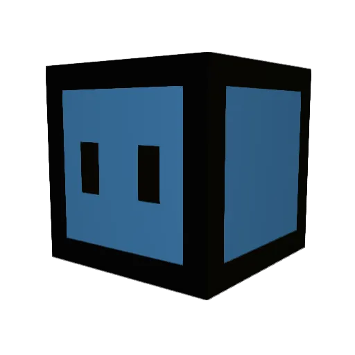 000040400 Minecraft avatar head, 3D render