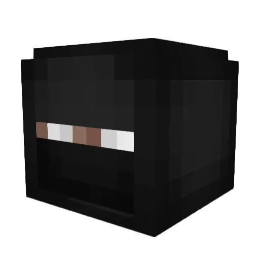 00012345 Minecraft avatar head, 3D render