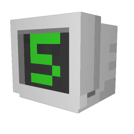 00050 Minecraft avatar head, 3D render