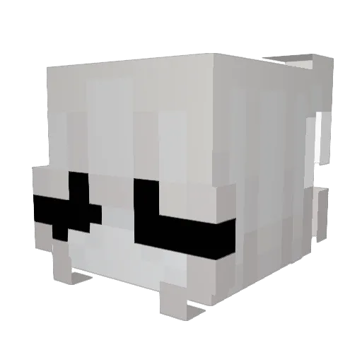 000FizZu_ Minecraft avatar head, 3D render