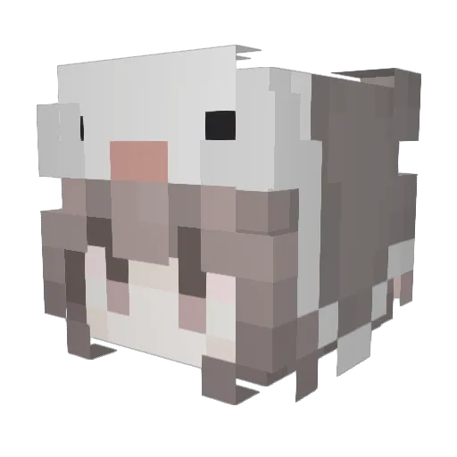 000natusia Minecraft avatar head, 3D render