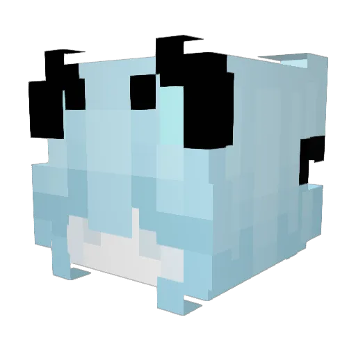 003 Minecraft avatar head, 3D render