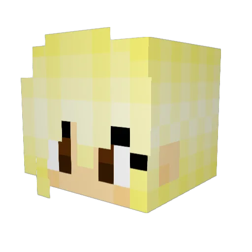 005Softy005 Minecraft avatar head, 3D render