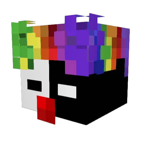 007Dan007 Minecraft avatar head, 3D render