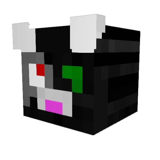 008Jonny Minecraft avatar head, 3D render