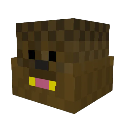 00Brodie Minecraft avatar head, 3D render