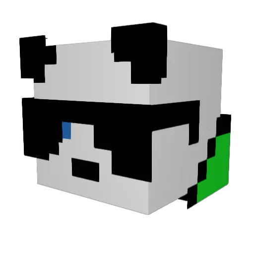 00Dawg Minecraft avatar head, 3D render