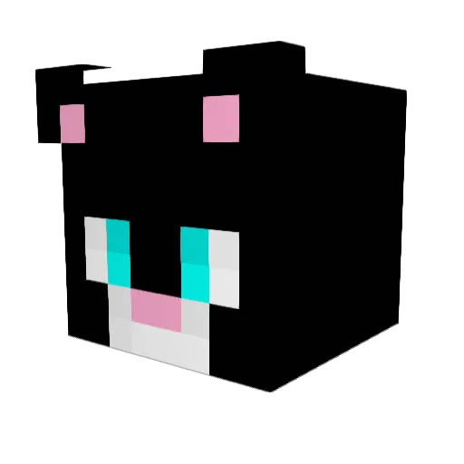 00Exile Minecraft avatar head, 3D render