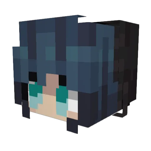 00Shad00 Minecraft avatar head, 3D render