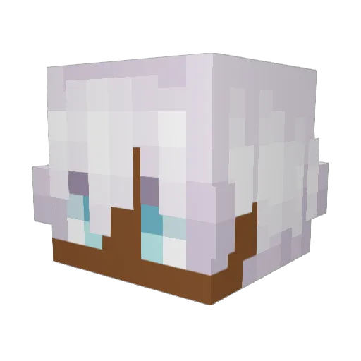 00Taurus Minecraft avatar head, 3D render
